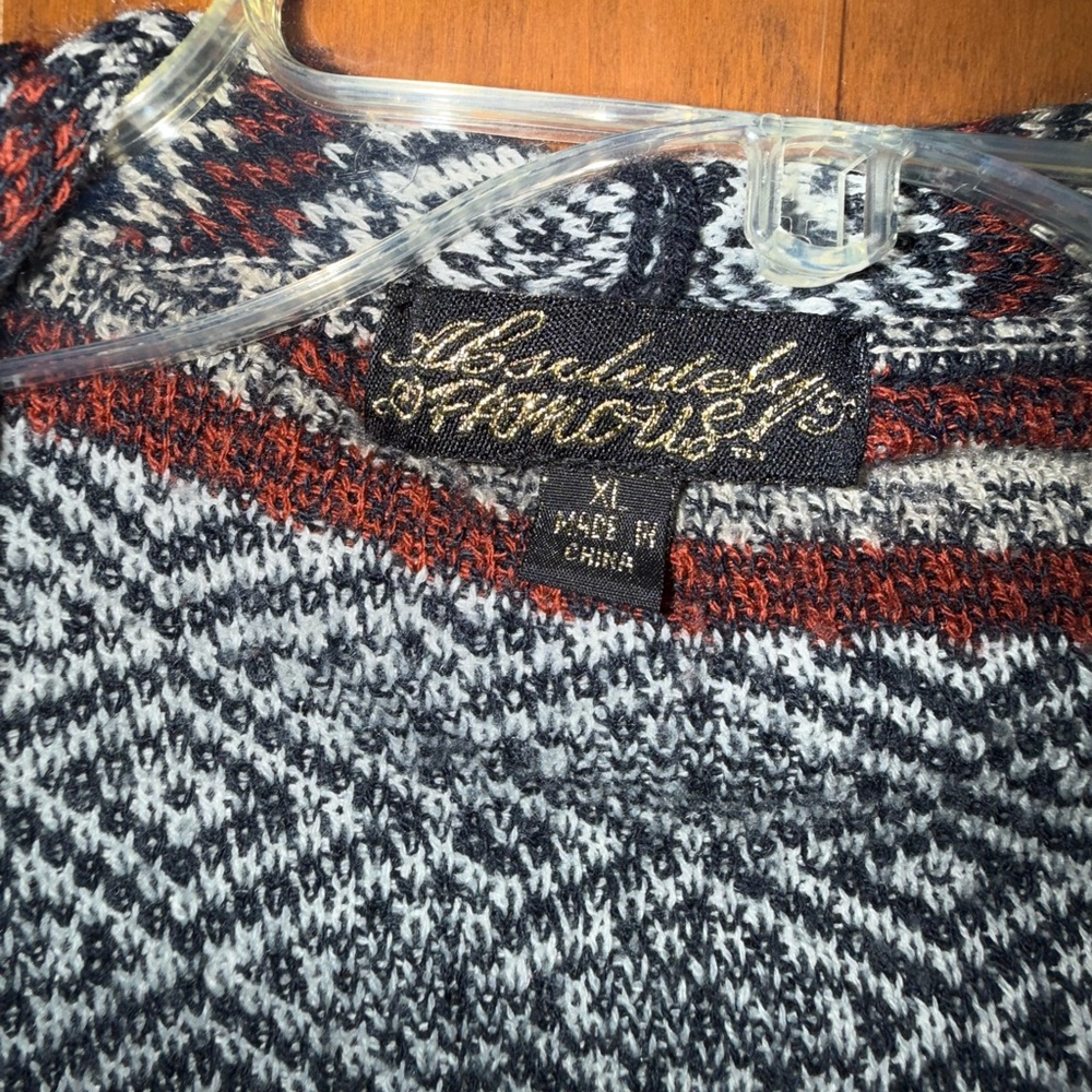 Geometric Patterned Open Front Cardigan - Picture 3 of 4
